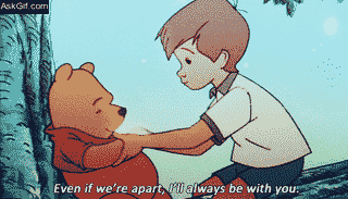 Even if we're apart, I'll always be with you.