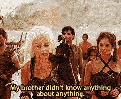 When someone asks you to describe your brother.