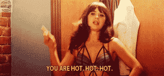 When you suddenly see your crush in front of you.